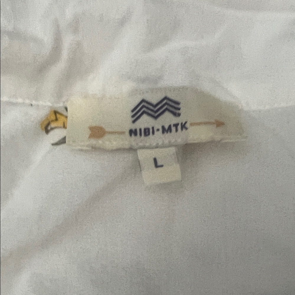 White Pajama Top with Embroidered Details - Picture 2 of 6